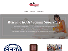Tablet Screenshot of alsvacuum.ca